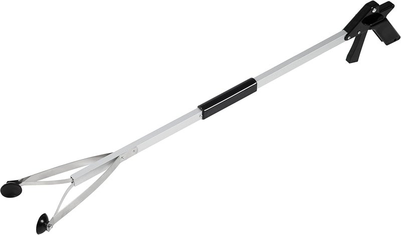 Luxet Reacher Grabber Tool X-Long 80" Aluminum Suction Cup Jaw, Foldable Lightweight Reacher Grabber Pickup Tool, Gripper Grabbers for Elderly Grab it Reaching Tool Trash Picker Grabber (Black) - Image 3